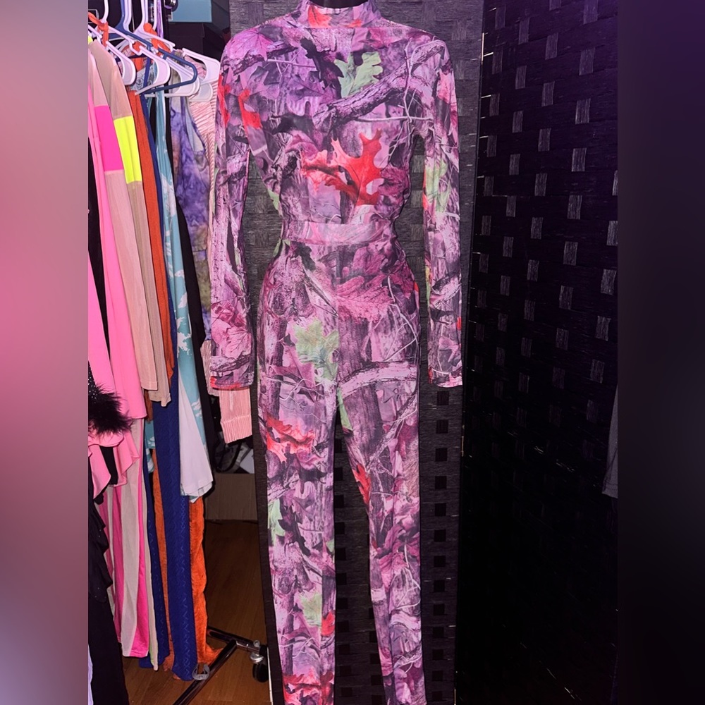 XL mesh 2 piece bodysuit and pants